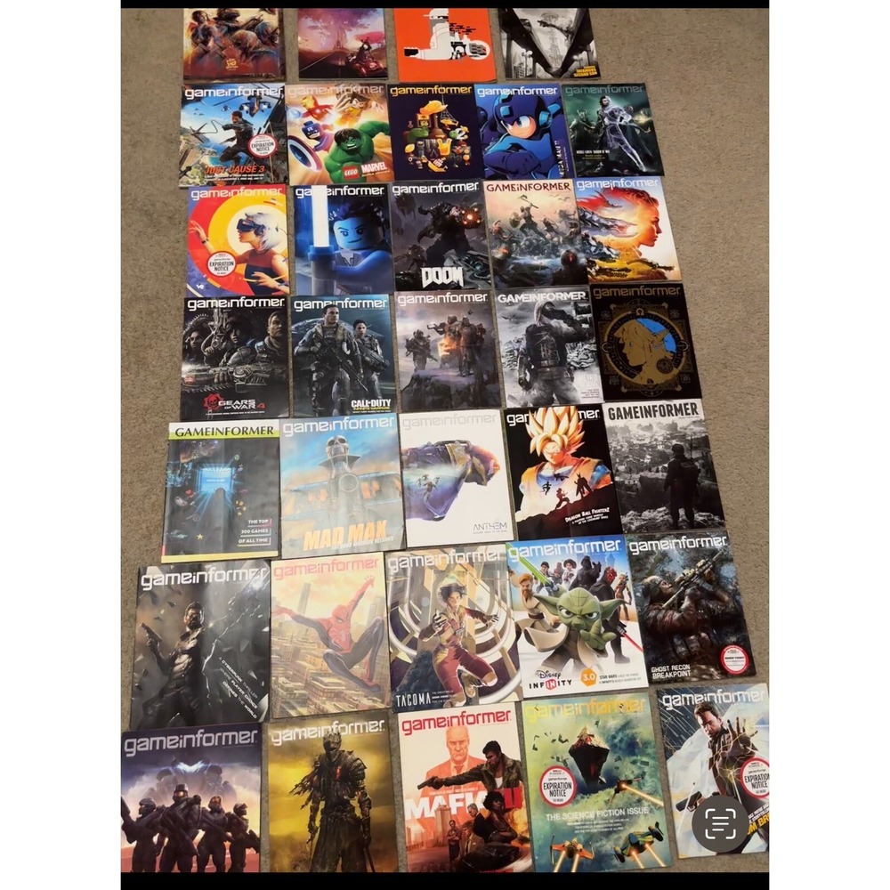 GAME INFORMER Video Game MAGAZINES 2013-2019 (34) Issues Lot Gamer Books